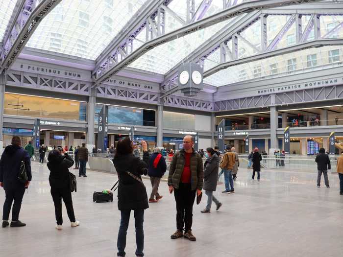 The first day saw everything from a marriage proposal between two train enthusiasts, to visitors wearing Stanford White masks in honor of the famed architect.