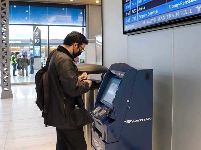 Six new self-service kiosks can also be found in the station, but Amtrak says more and more people are using their mobile devices for tickets when traveling.