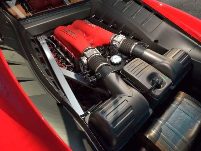 From a 4.3-liter V8, the F430 makes a claimed 483 horsepower.