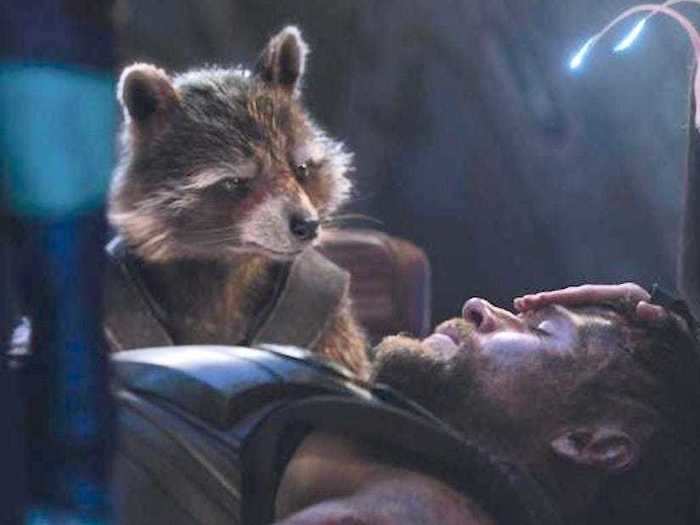 Cooper voices Rocket the Raccoon for the third time in "Avengers: Infinity War."