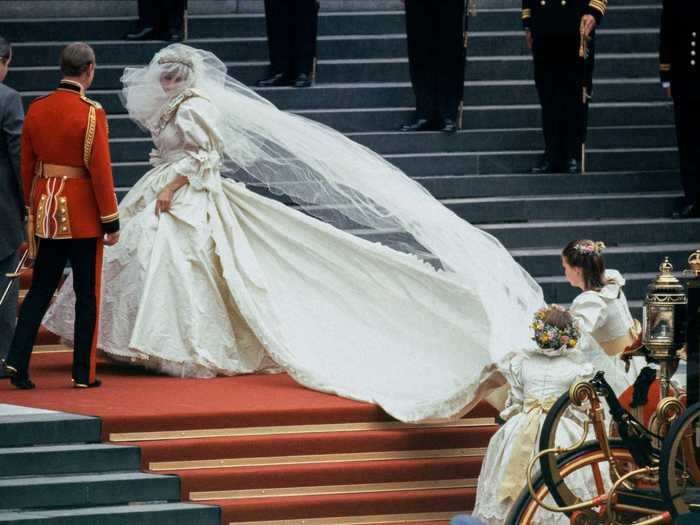 Princess Diana called Elizabeth and David Emanuel herself to ask them to design her wedding dress.