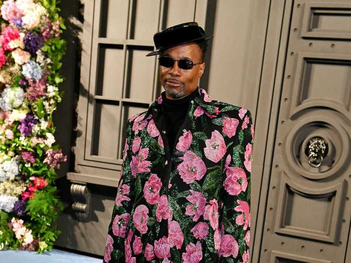 In 2020, he made a statement in florals while attending the Richard Quinn fashion show during London Fashion Week.