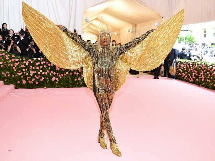 Porter wore a custom design from The Blonds to the 2019 Met Gala.