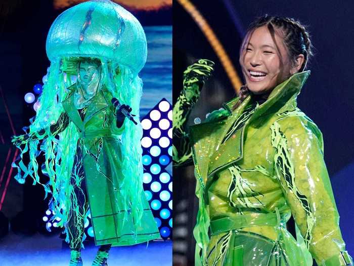 Olympic snowboarder Chloe Kim made it all the way to the semi-finals of season four as the Jellyfish.