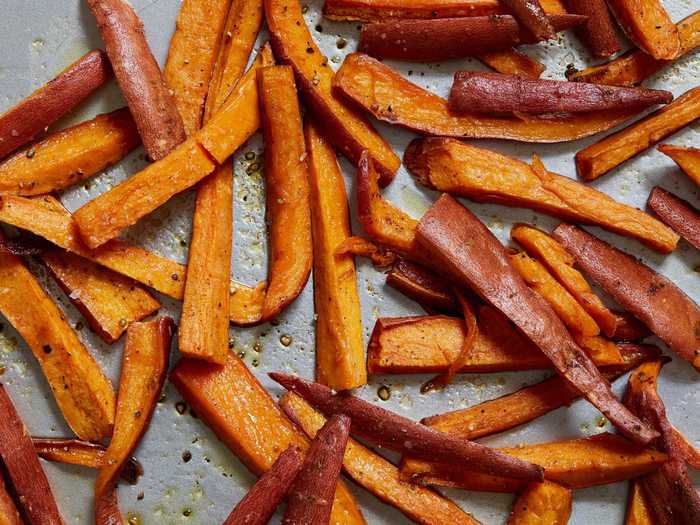 Switch things up with some sweet-potato fries for breakfast.