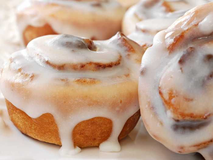 Cinnamon rolls are a sweet way to use the countertop appliance.