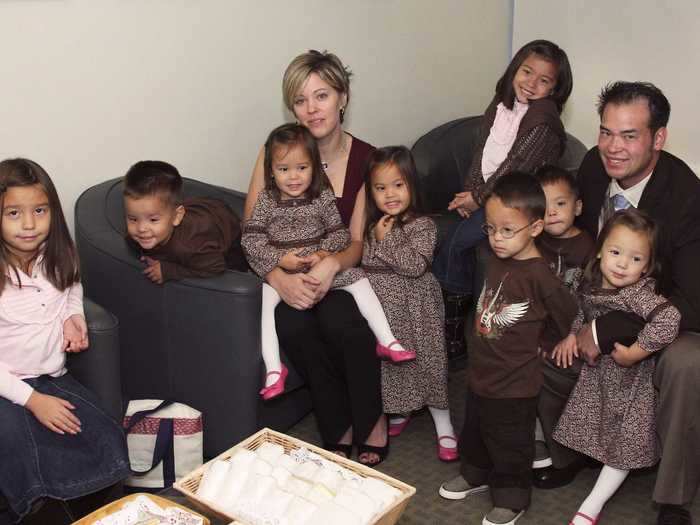 Jon and Kate Gosselin starred with their eight children on "Jon and Kate Plus 8" beginning in 2007.