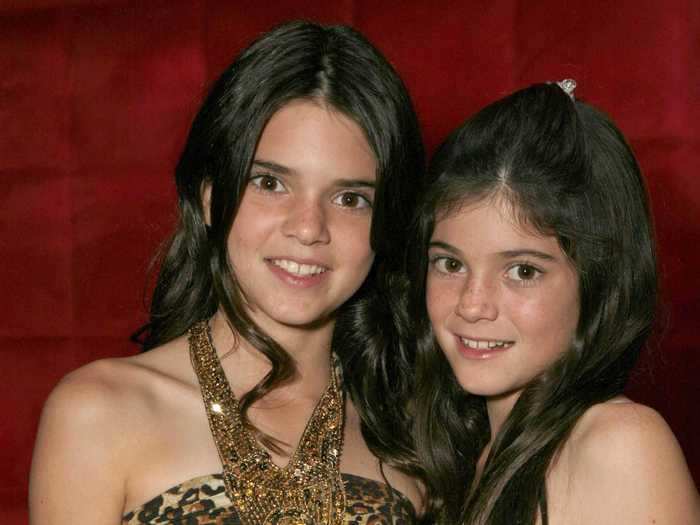 Kendall and Kylie Jenner were 12 and 10 respectively when "Keeping Up With the Kardashians" began airing in 2006.