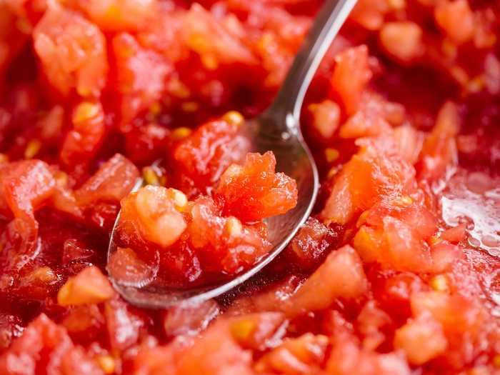 Crushed tomatoes and canned tomato sauce could beat out any store-bought jarred pasta sauce you have lying around.