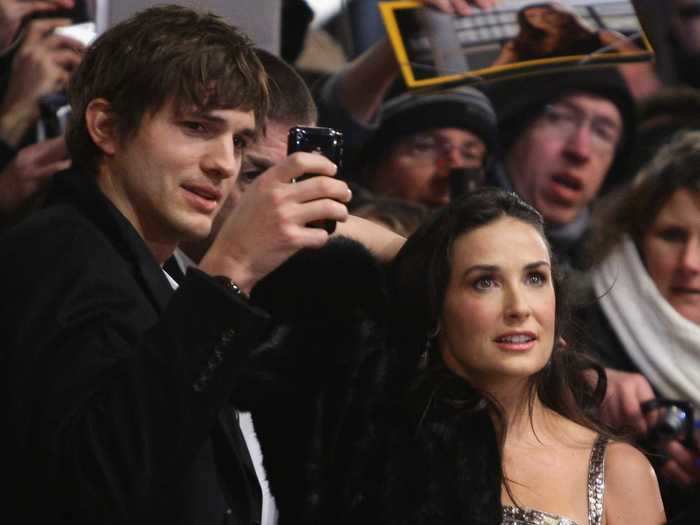 Ashton Kutcher has spoken about his former marriage to Demi Moore.