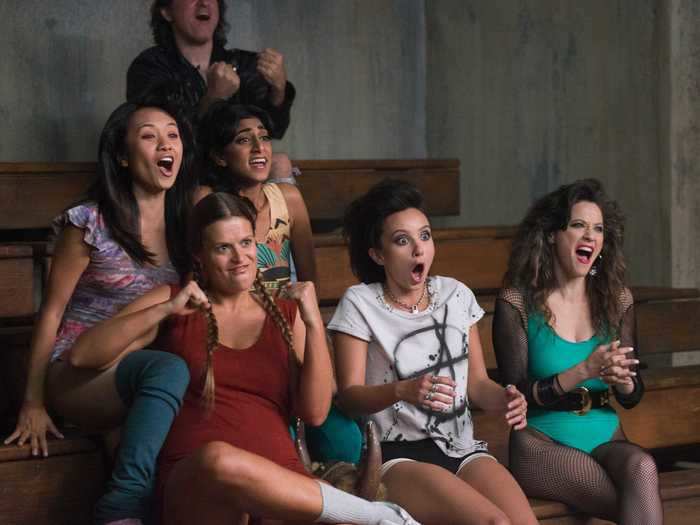 "GLOW" is set in the 1980s and focuses on a female wrestling organization.