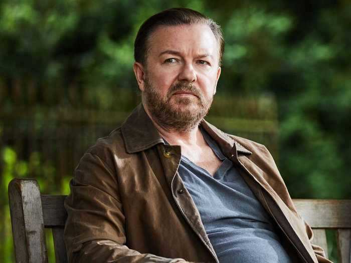 The dark comedy "After Life" stars Ricky Gervais as a widower.