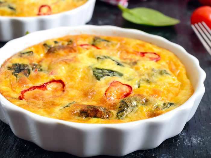 You can even try a frittata without turning on the stove.