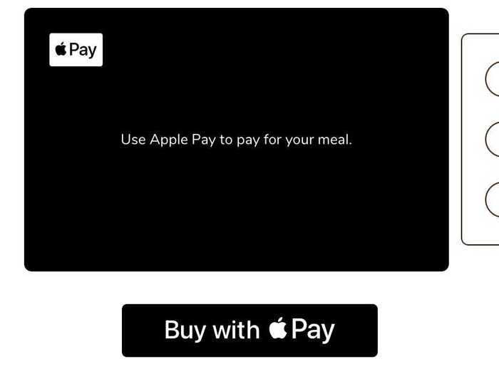 Pay with Apple Pay or another credit card by entering information into the app.