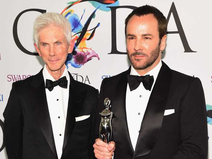 Fashion designer Tom Ford and his partner, Richard Buckley, are also 13 years apart.