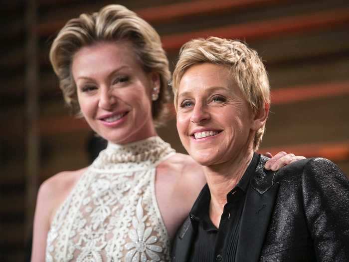 Ellen DeGeneres is 15 years older than her wife, Portia de Rossi.