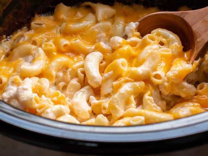 Mac and cheese can also easily be made in a slow cooker.