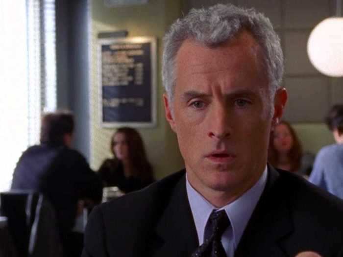 A pre-"Mad Men" John Slattery showed up as a politician vying for Carrie