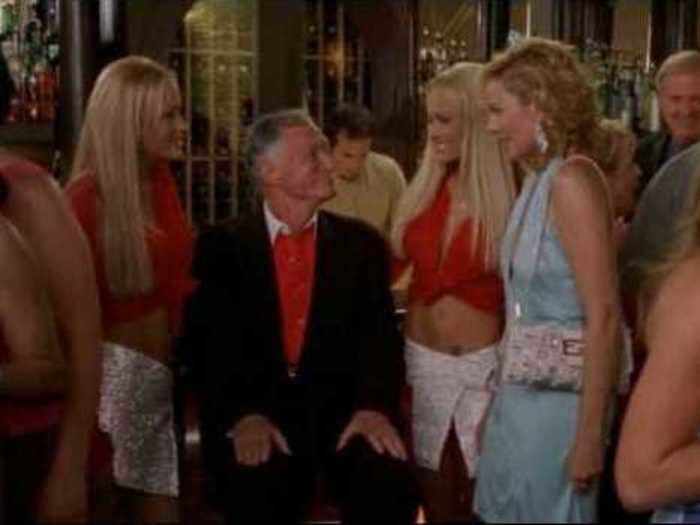 And what LA episode would be complete without Hugh Hefner, who makes an appearance as himself.