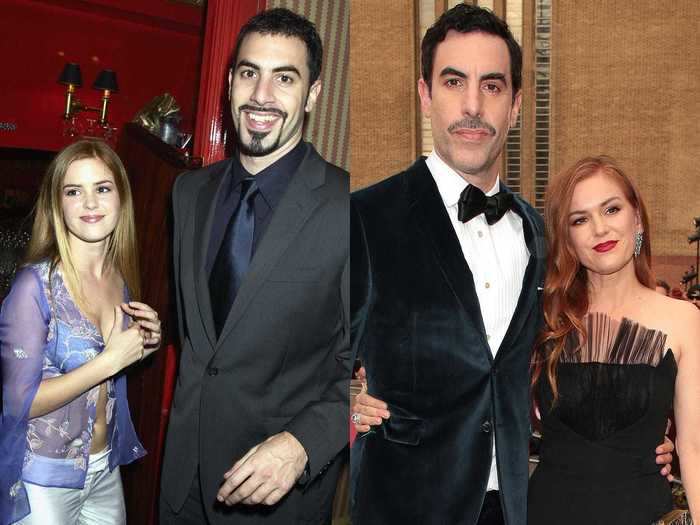 Sacha Baron Cohen and Isla Fisher have been married for 10 years but have been together for 18.