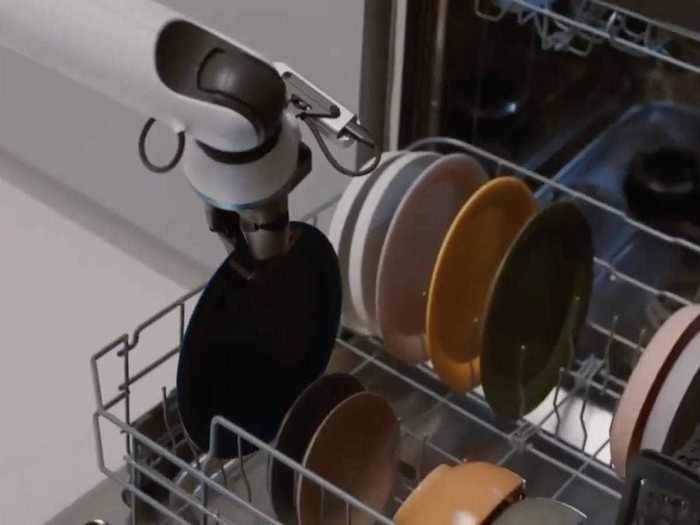 The company says Bot Handy will use "advanced AI to recognize and pick up objects of varying sizes, shapes and weights," like dirty dishes.