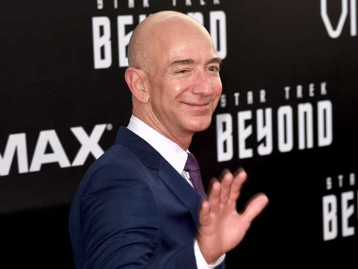 Bezos had a cameo role in "Star Trek Beyond."