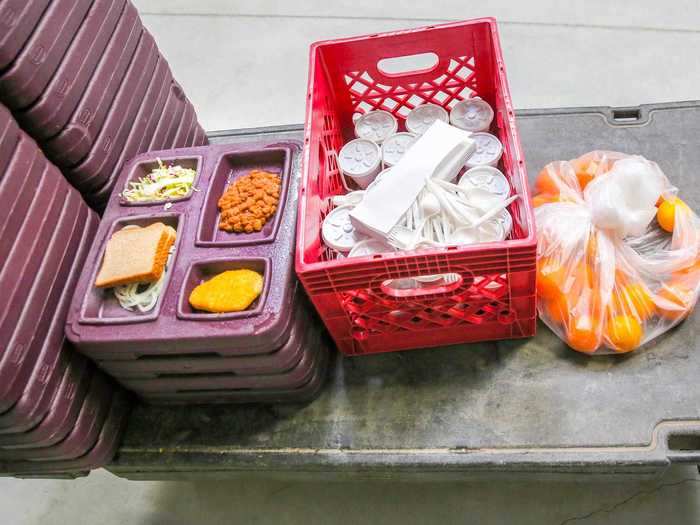 While prison meals in the US might look like the worst school lunch you