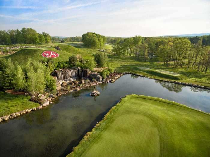 Mystic Falls even has its own golf course.