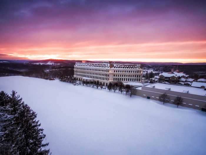 Nemacolin sits on 2,200 acres in Farmington, Pennsylvania.