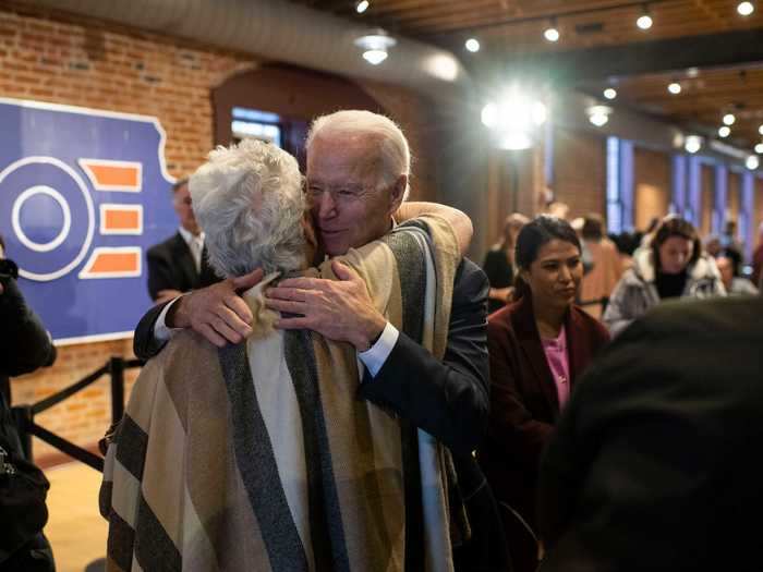 In early 2020, the Democratic primaries were in full swing, which meant lots of hugs and handshakes.