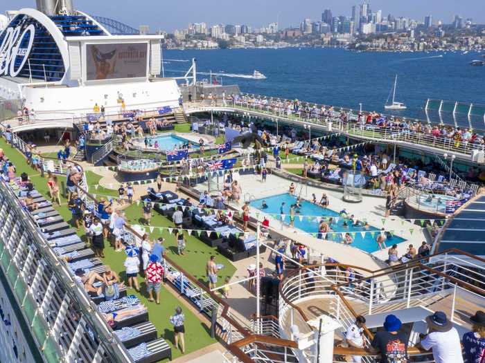 Cruise ship vacations were still in full swing on January 26.