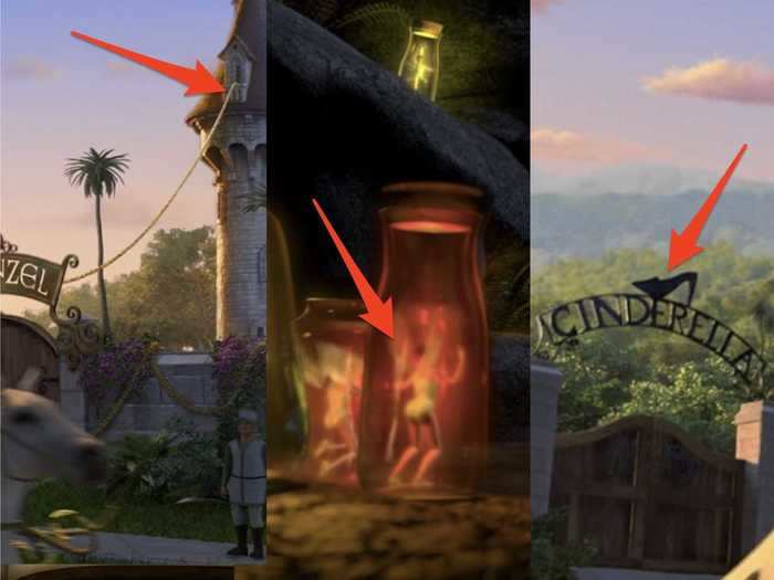 There are also references to Rapunzel, Tinkerbell, and Cinderella.