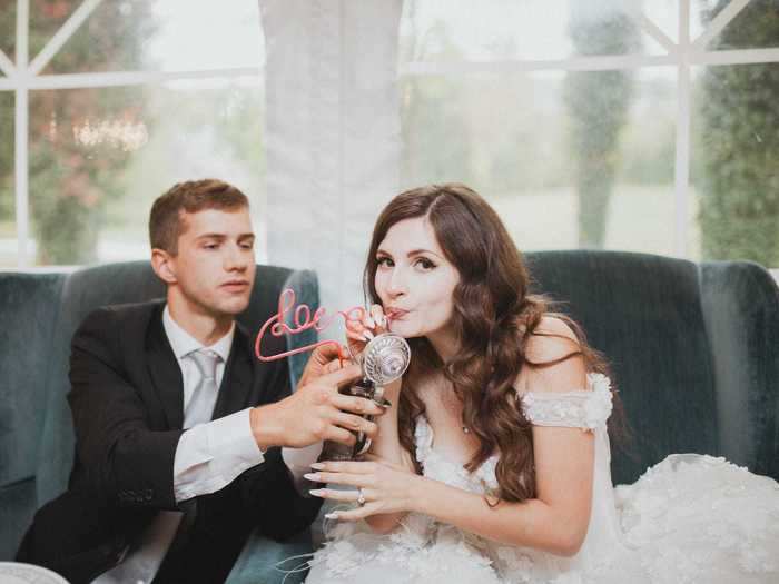 Madison said one of her favorite parts of her wedding day was just talking with Justin during the reception.