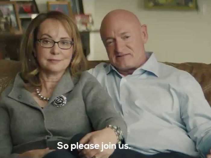 February 12, 2019: Kelly announced his Senate campaign with a video in which he spoke about supporting Giffords through her recovery.
