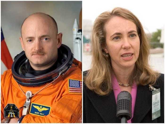 2003: Mark Kelly and Gabrielle Giffords met in China as part of a young leaders forum organized by National Committee on US-China Relations.