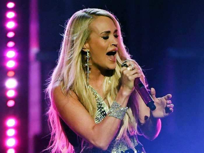 Carrie Underwood started her career as a reality TV contestant but went on to become one of the most successful country artists.
