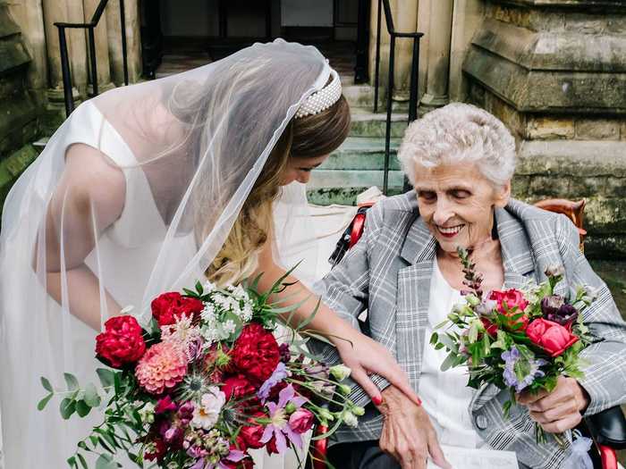 Kennedy said her grandmothers loved being part of the wedding.