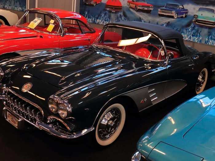 This is a 1958 Chevrolet Corvette.