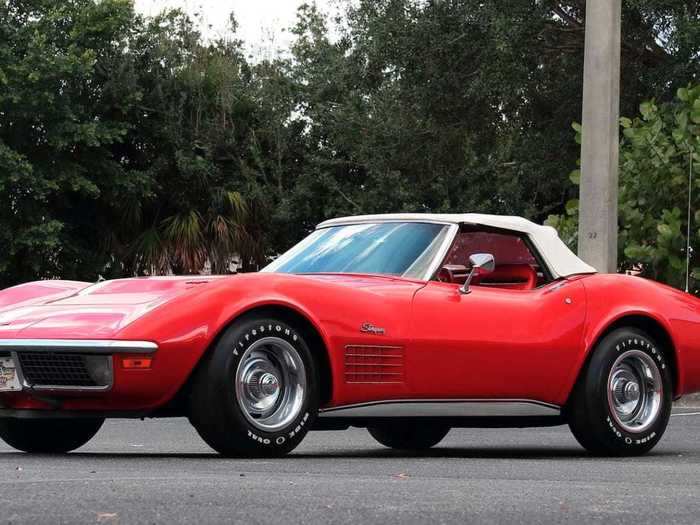 This is a 1971 Chevrolet Corvette convertible.