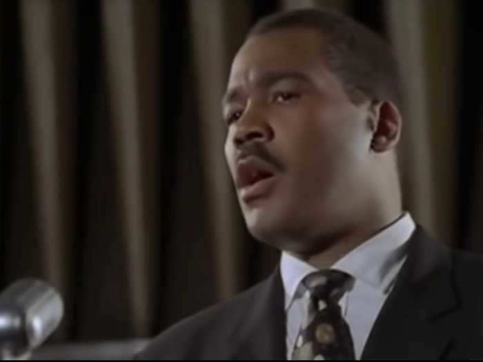 Dexter Scott King, son of Rev. Dr. Martin Luther King Jr., played his father in the 2002 film, "The Rosa Parks Story."