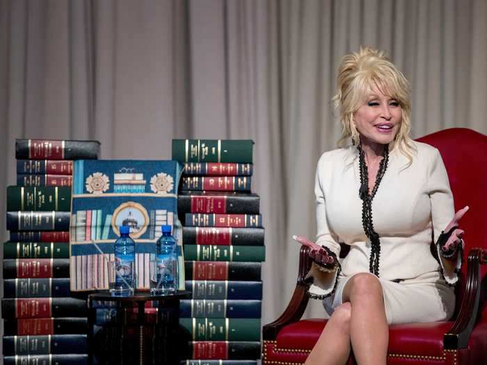 Parton created a library to promote literacy.