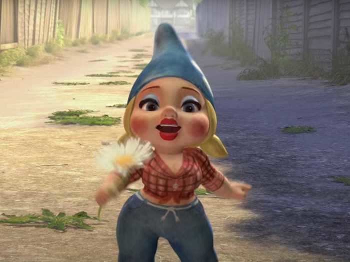 Dolly Parton cameoed as Dolly Gnome in the 2011 film "Gnomeo and Juliet."