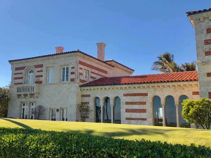 The houses neighboring Mar-a-Lago are historic and stately - and inhabited, more often than not, by the rich and powerful. The area is known as "Billionaires Row" to locals.