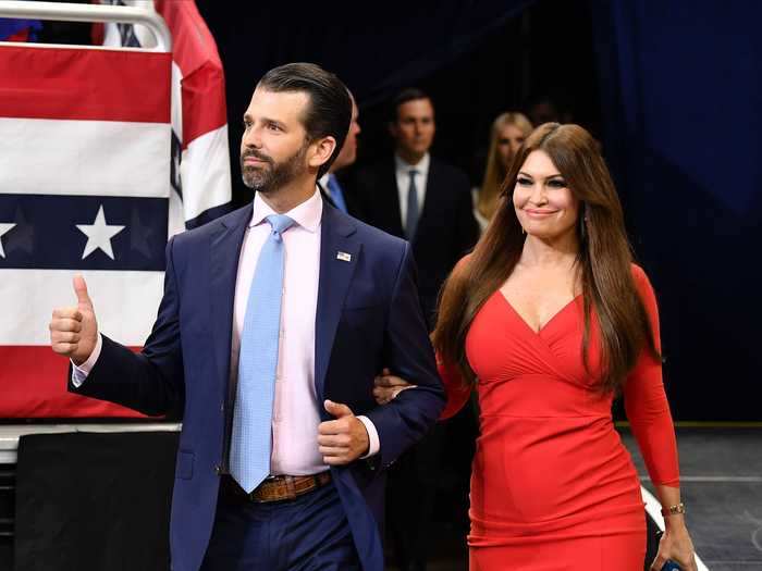 Donald Trump Jr. and Kimberly Guilfoyle