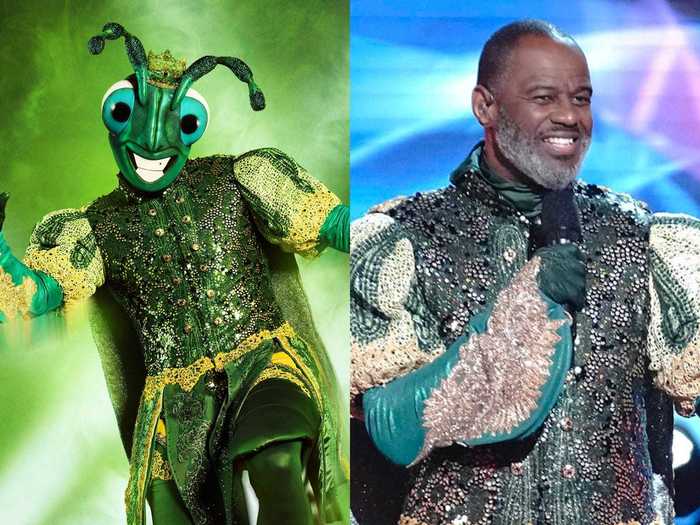 The fourth celebrity to be unmasked was Brian McKnight as the Cricket.