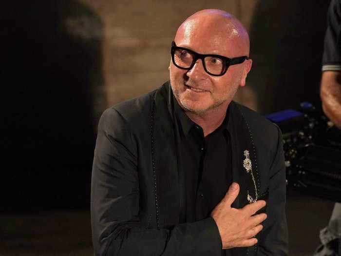 Fashion designer Domenico Dolce is worth $2 billion.