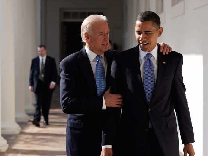 They walked together along the West Colonnade in 2010.