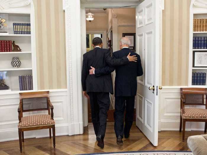 They walked arm-in-arm out of the Oval Office in 2011.