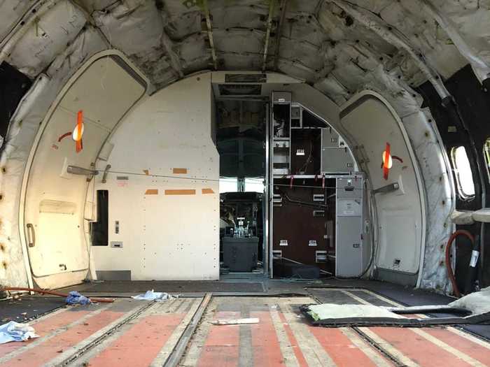 Jones has much more space to work with in the Boeing 737 than in the VC10 engine shell, which he said will make the renovation easier.