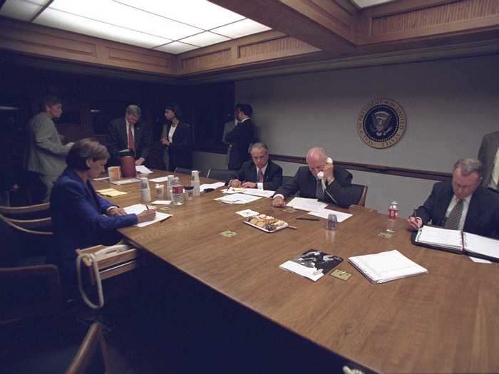 Beneath the East Wing is one of the White House bunkers, where Then-Vice President Cheney and White House officials sheltered during 9/11.